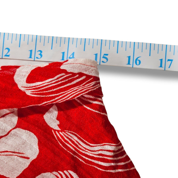 NWT Faithfull the Brand Lulu Camara Floral Print Maxi Skirt Sz. 10 [XL] Red - Picture 10 of 13